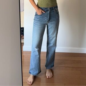 Relaxed straight leg jeans